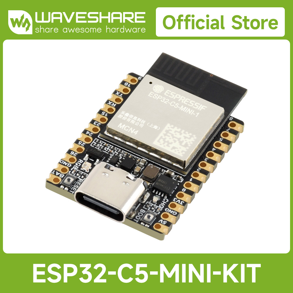 Esp32 Development Board - Waveshare ESP32-C5 미니 듀얼 밴드 Wi-Fi