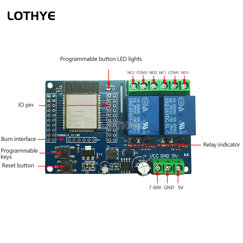 ESP32 듀얼 채널 Wifi 블루투스 릴레이 모듈 보 - Espressif Esp32 리뷰 및 가격
