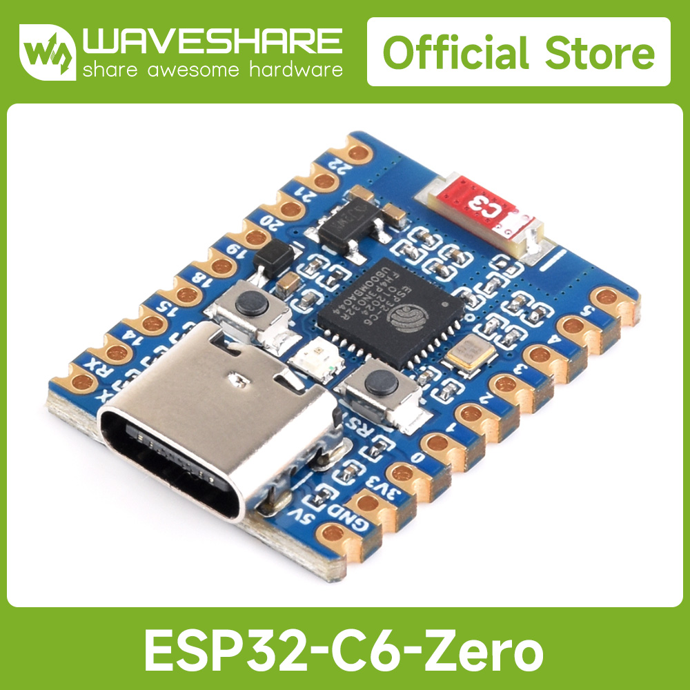 Waveshare ESP32-C6 미니 개발 보드, E - Esp32 C6 리뷰 및 가격